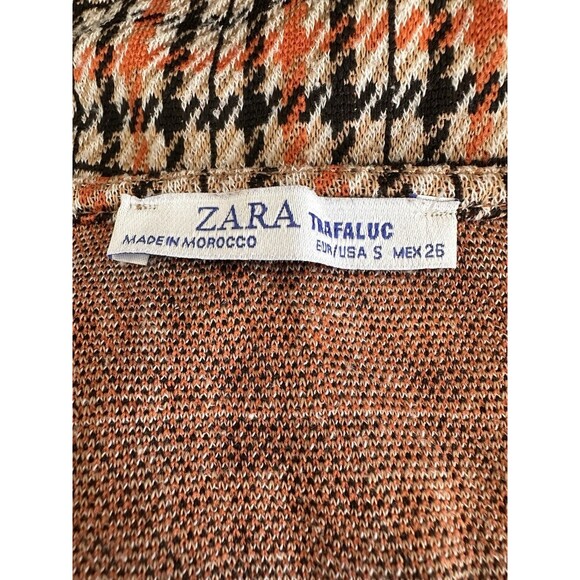 Zara Trafaluc Dress 60s Mod Squad Funky Retro Hipster 70s Shift Mini Women Small - Picture 8 of 12